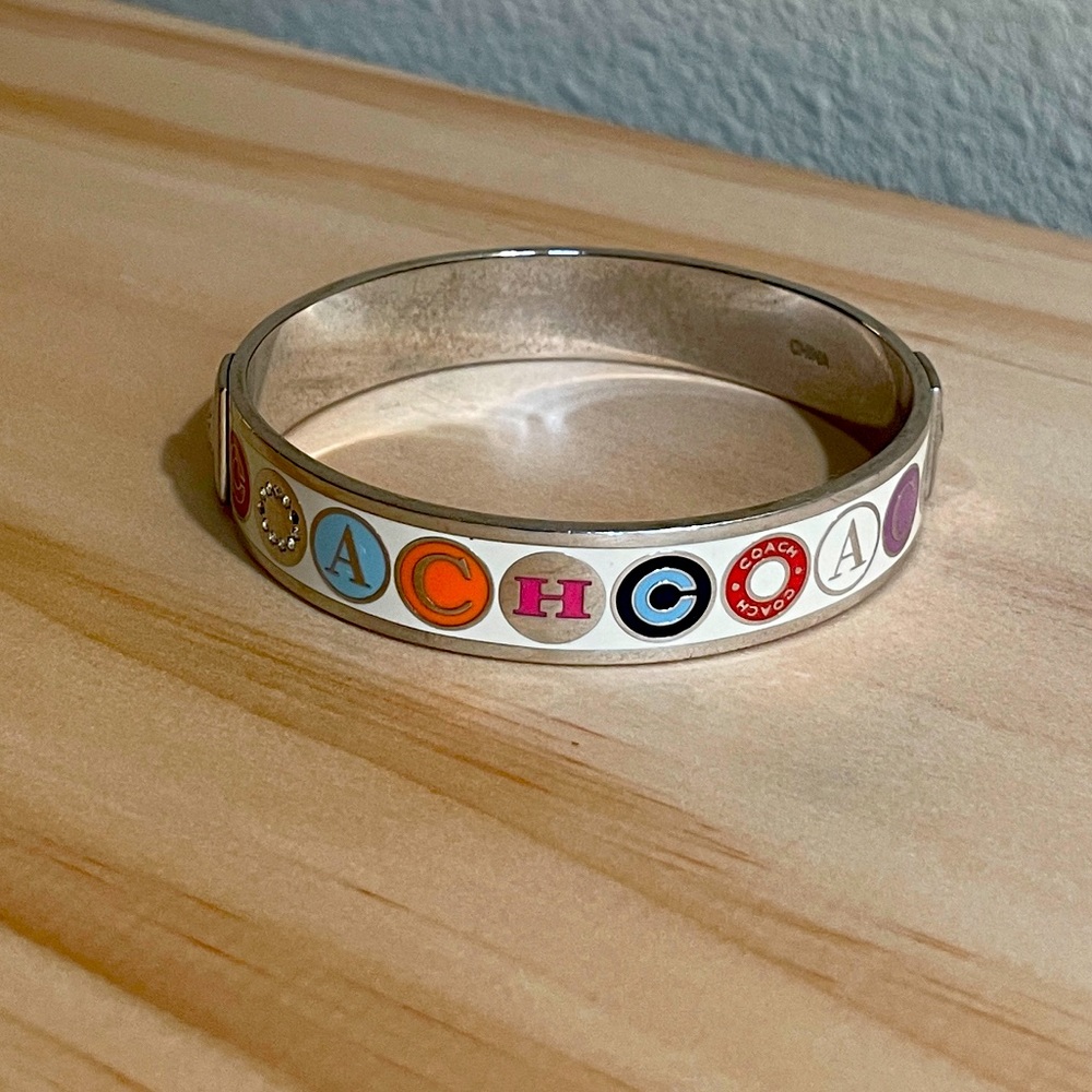 Colorful coach bangle